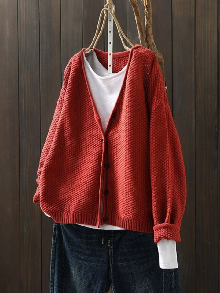 Amoria | Cardigan in Maglia con Scollo a V