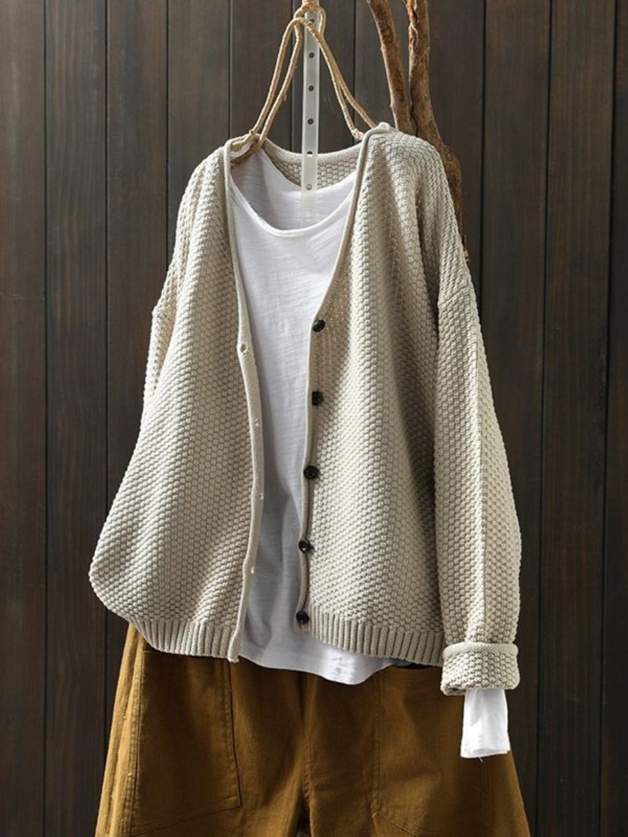 Amoria | Cardigan in Maglia con Scollo a V