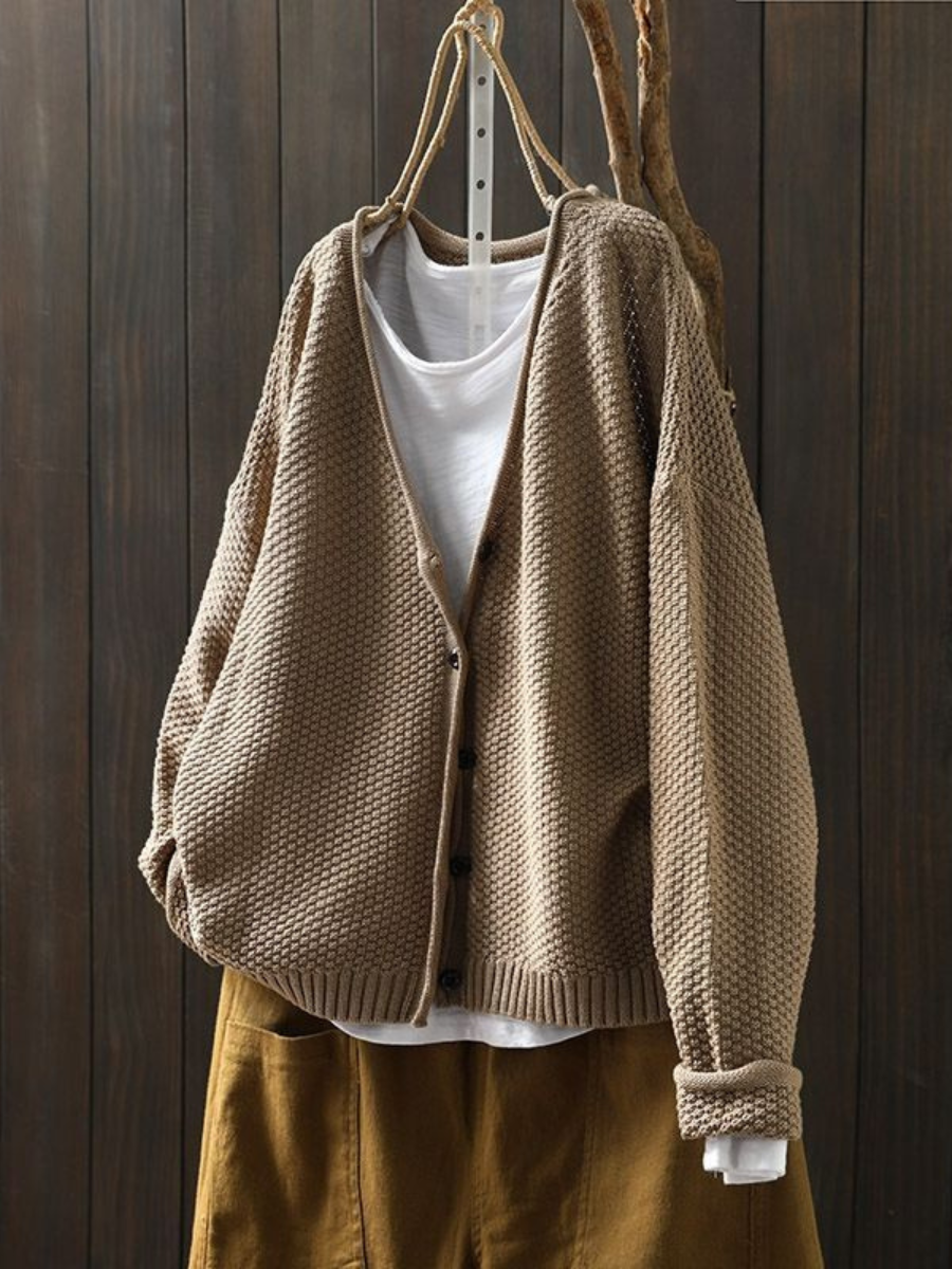 Amoria | Cardigan in Maglia con Scollo a V