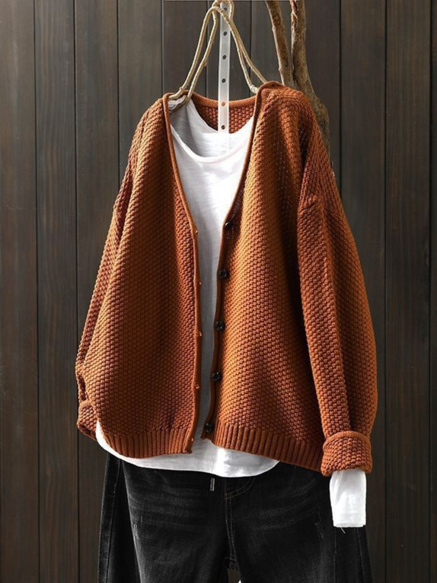 Amoria | Cardigan in Maglia con Scollo a V