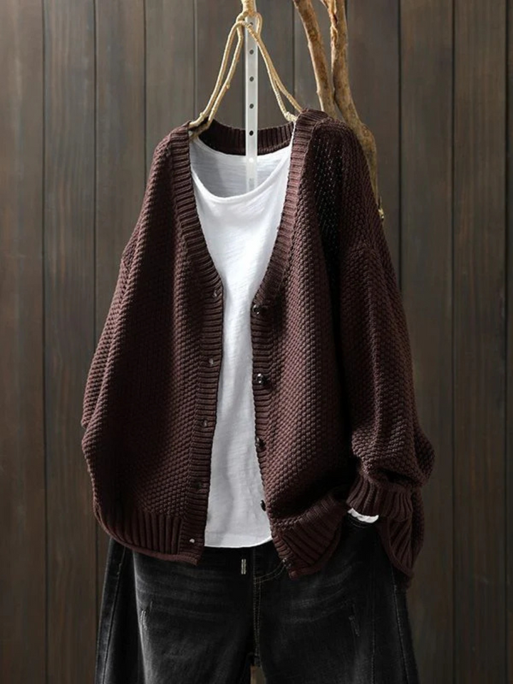Amoria | Cardigan in Maglia con Scollo a V