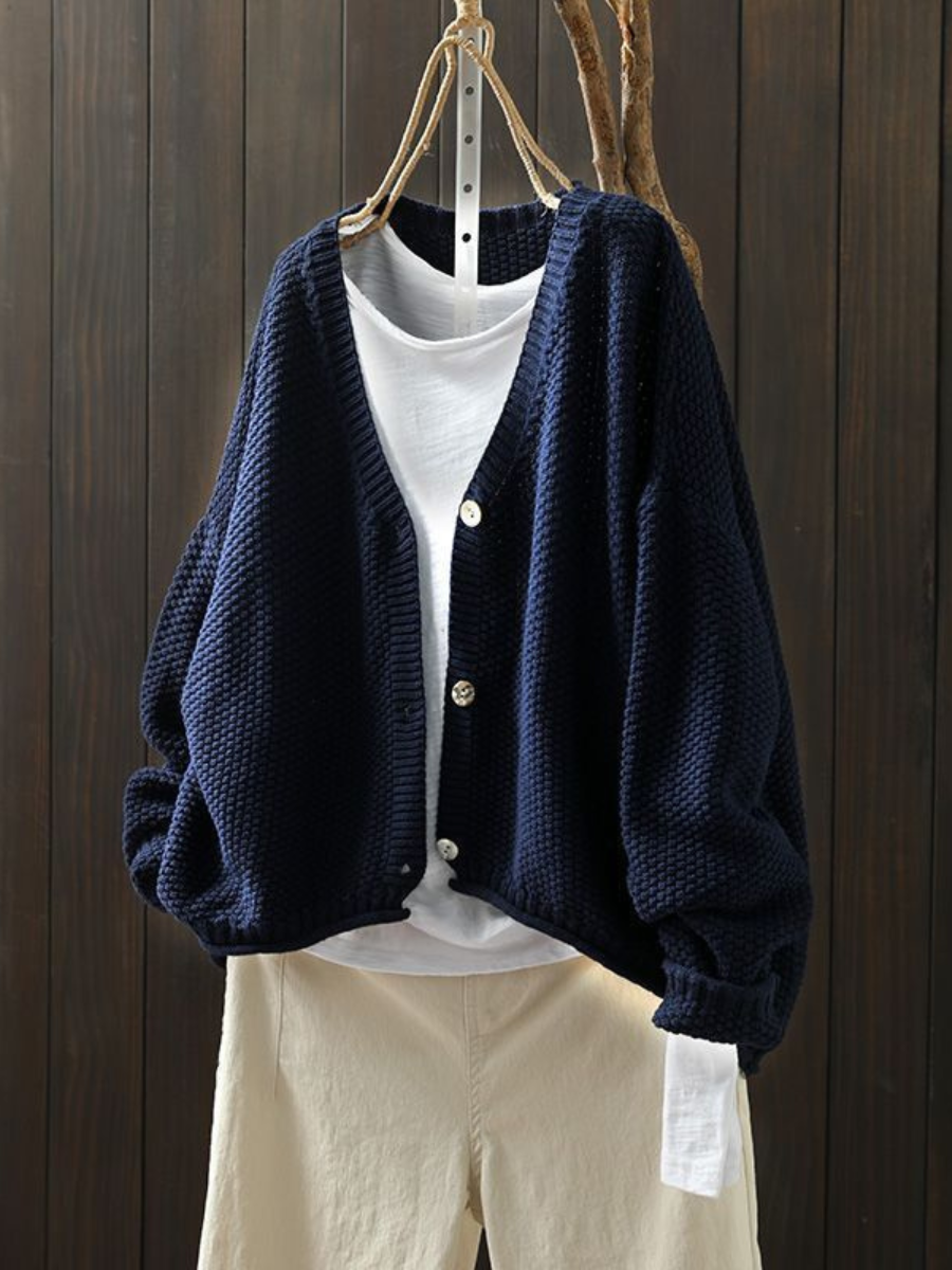 Coralie | Cardigan in Maglia con Scollo a V