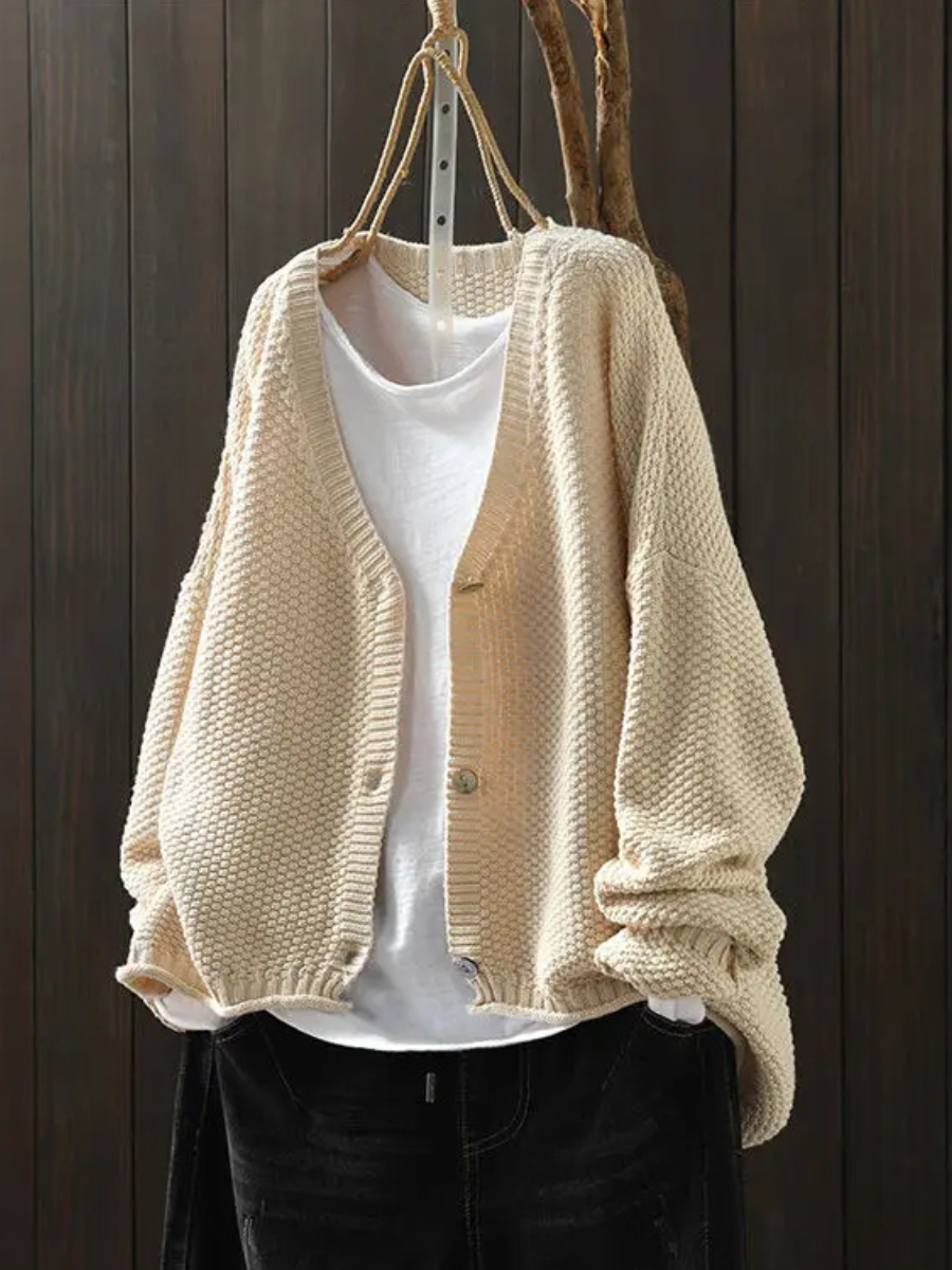 Coralie | Cardigan in Maglia con Scollo a V