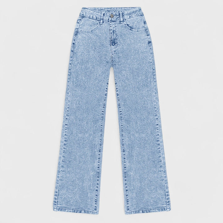 Mara - Jeans dritti larghi a gamba larga da donna 