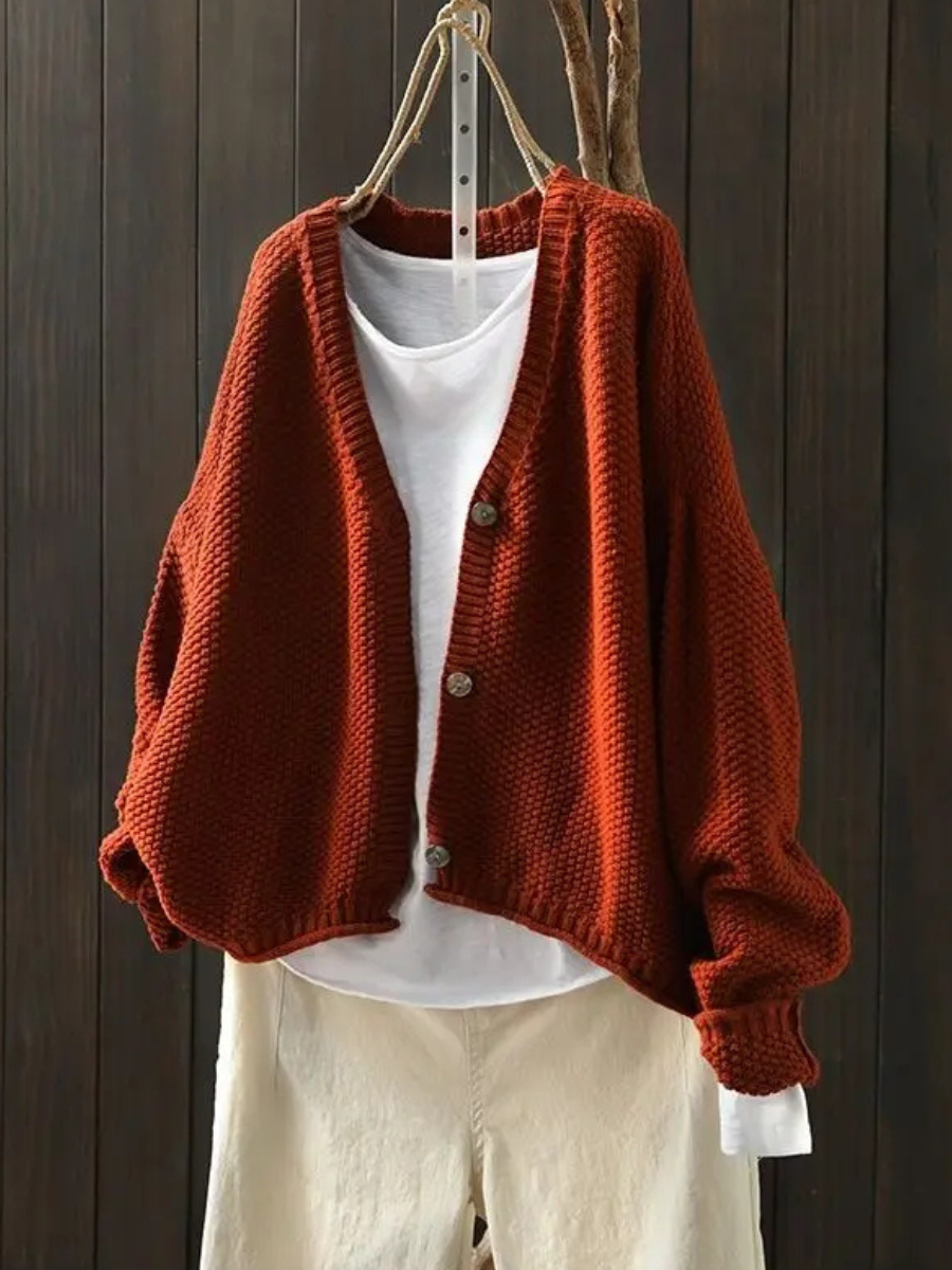 Coralie | Cardigan in Maglia con Scollo a V