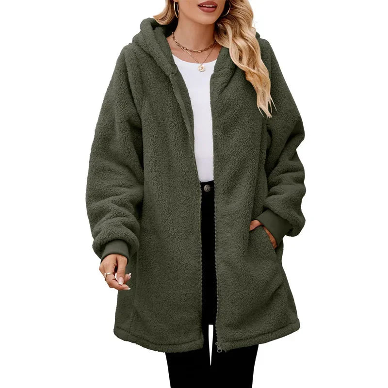 Lunara – Cardigan Invernale Donna, Vestibilità Ampia