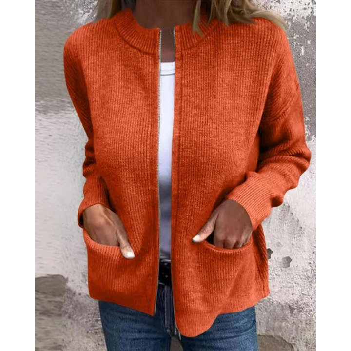 Almira | Cardigan Casual con Tasche Laterali