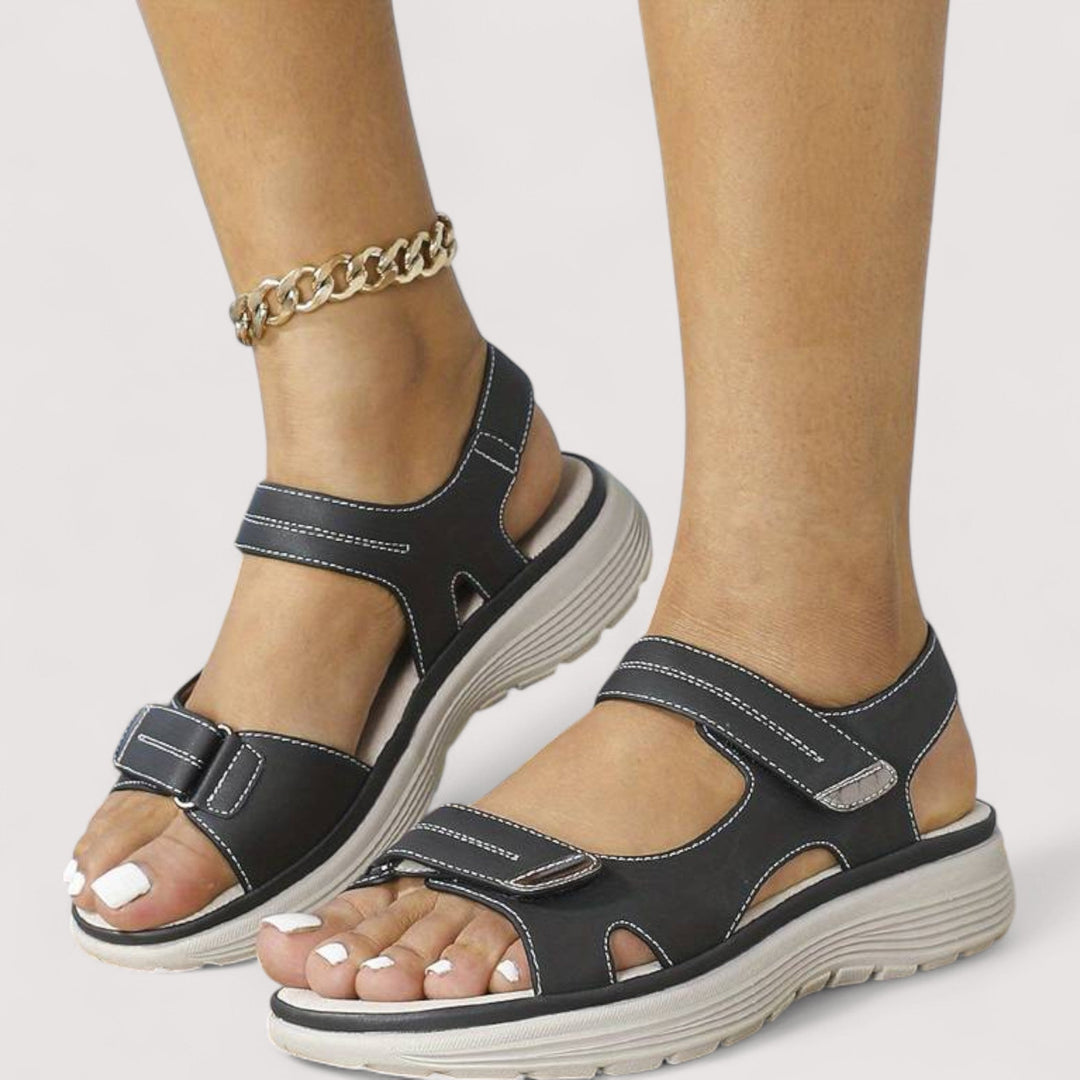 Carla™ | Sandali in pelle ortopedici